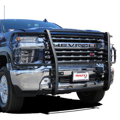 TrailFX Grille Guard For Chevrolet Silverado 2500/3500-Black (E0038B)