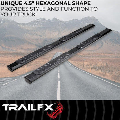 TrailFX A4 Step Bars For Nissan Titan Crew Cab (AL4015B)