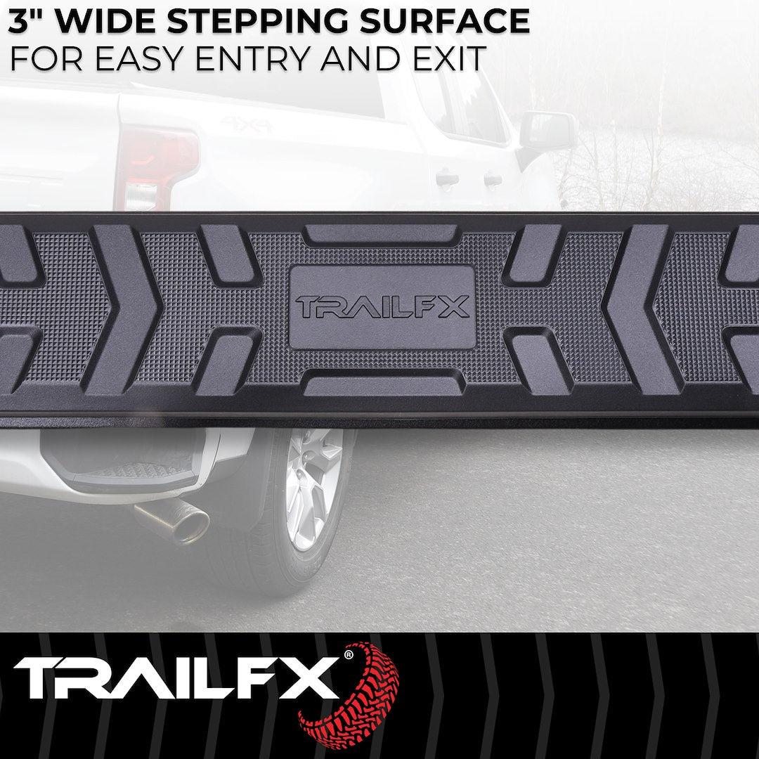 TrailFX A4 Step Bars For Toyota Tacoma Double Cab (AL4017B)
