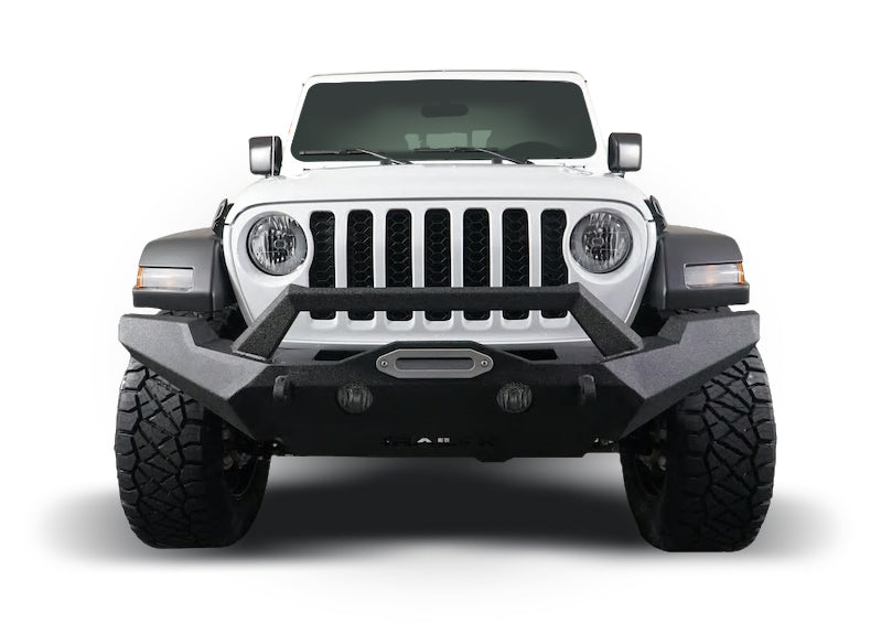 TrailFX Full Width Front Bumper with Skid Plate and Winch Mount For Jeep Wrangler JL/Gladiator (JL07T)