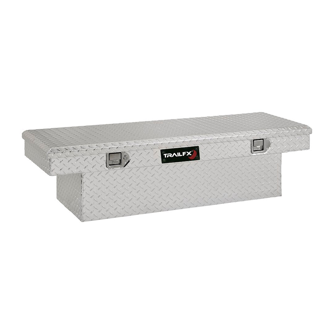 TrailFX 54 Inch Aluminum Single Lid Crossover Toolbox- Brite (110511)
