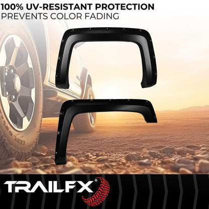 TrailFX Pocket Style Fender Flares For Chevrolet Silverado 1500-3500 (TFC3002S)