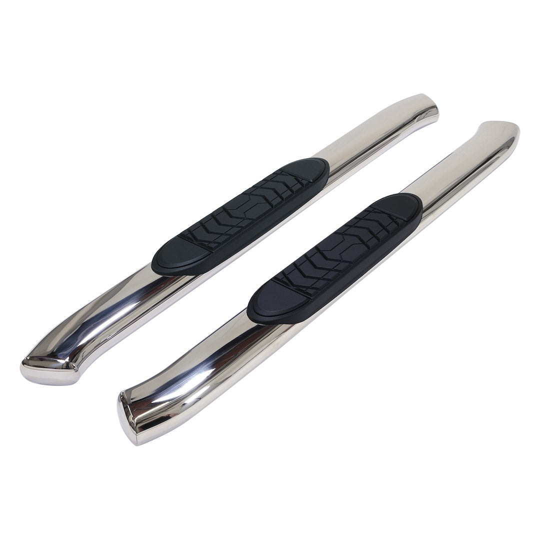 TrailFX 5" Oval Bent Step Bar For Ford F150-350 Standard-Stainless (A7072S)