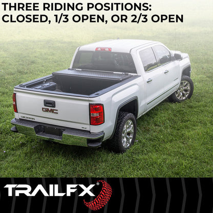 TrailFX Hard Trifold Tonneau Cover For Ford F150 5.5' (TFX3529)