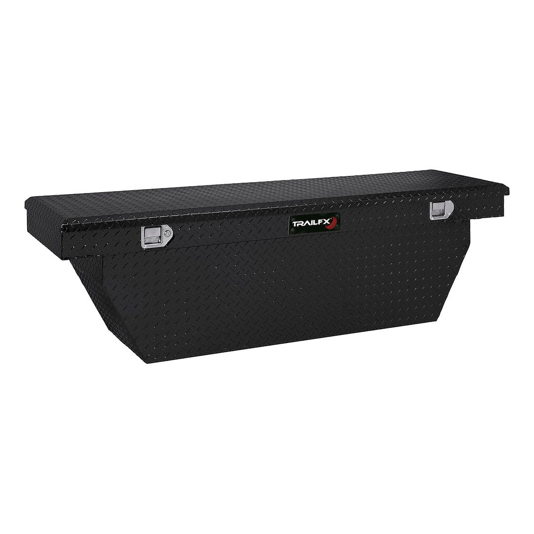 TrailFX 69 Inch Aluminum Single Lid Deep Crossover Toolbox- Gloss Black (111702)