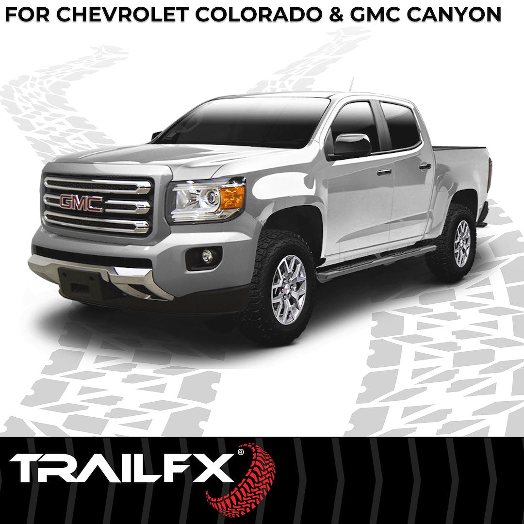TrailFX A4 Step Bars For  GM Colorado/Canyon Crew Cab (AL4002B)