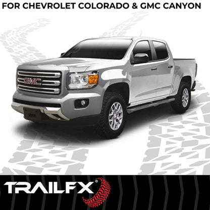 TrailFX A4 Step Bars For  GM Colorado/Canyon Crew Cab (AL4002B)