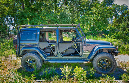 TrailFX Rear Tube Doors For Jeep Wrangler JK (J051RD)