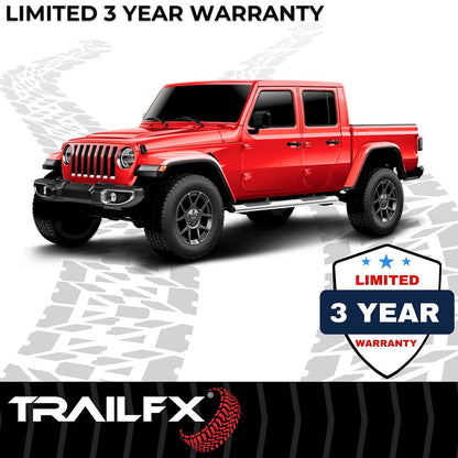 TrailFX 5" Oval Straight Step Bar For Jeep Gladiator- Stainless (A7099S)