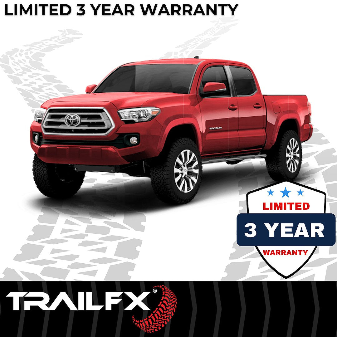 TrailFX T4 Trapezoid Step Bar For Toyota Tacoma Double-Black (A4013B)