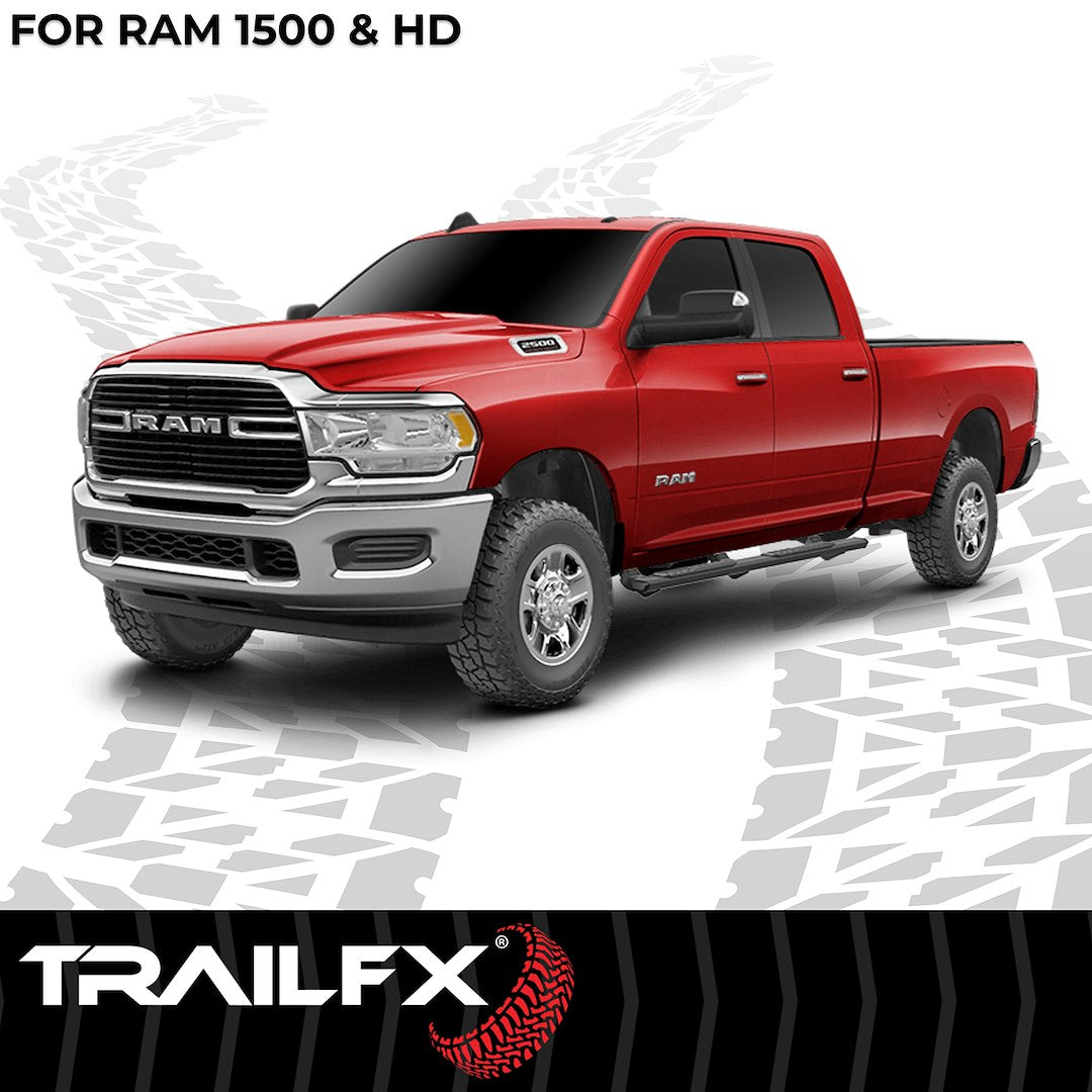 TrailFX A4 Step Bars For RAM 2500-5500 Crew Cab (AL4009B)
