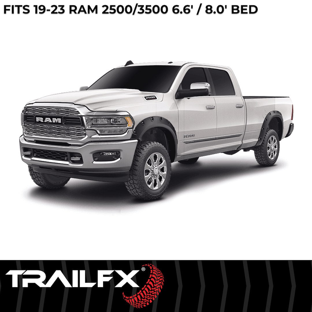 TrailFX Pocket Style Fender Flares for Ram 2500/3500 (TFD3006S)