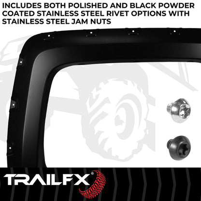 TrailFX Pocket Style Fender Flares For Chevrolet Silverado 1500-3500 (TFC3002S)