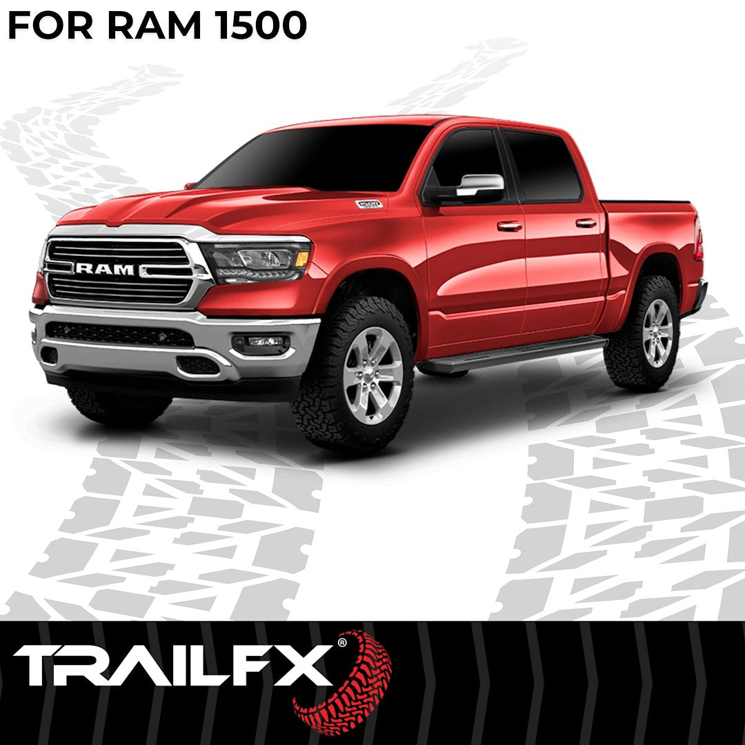 TrailFX A6 Running Boards for RAM 1500 Quad Cab (AL6012B)