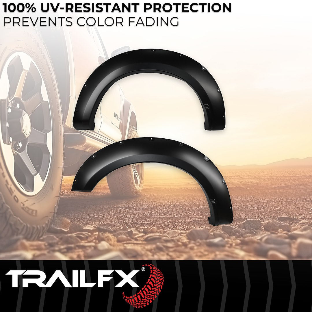 TrailFX Pocket Style Fender Flares for Ford F250/350 (TFF3007S)