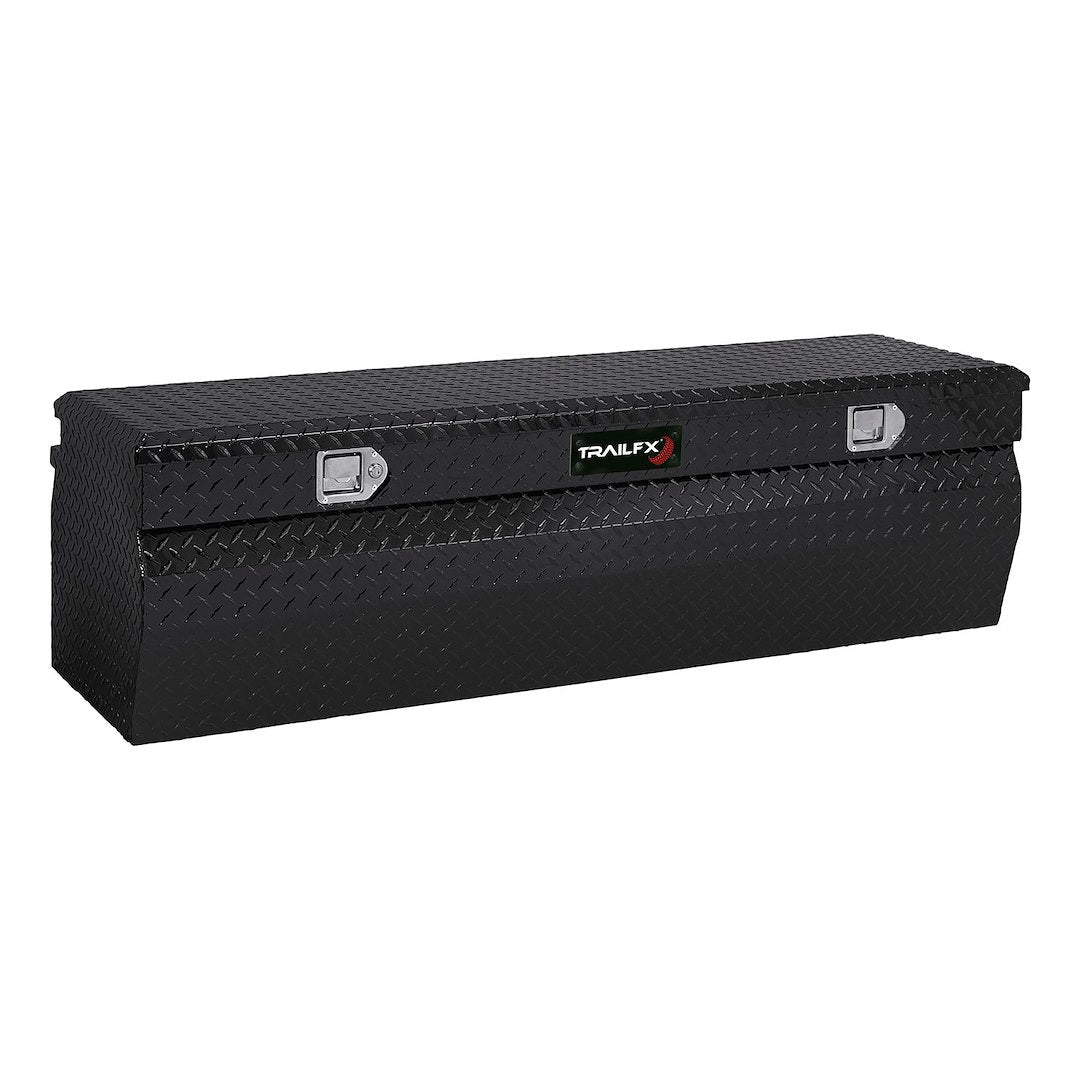 TrailFX 60 Inch Aluminum Wedged Truck Chest- Gloss Black (150602)