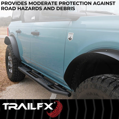 TrailFX Rocker Guards for Ford Bronco 2 Door (BR012T)