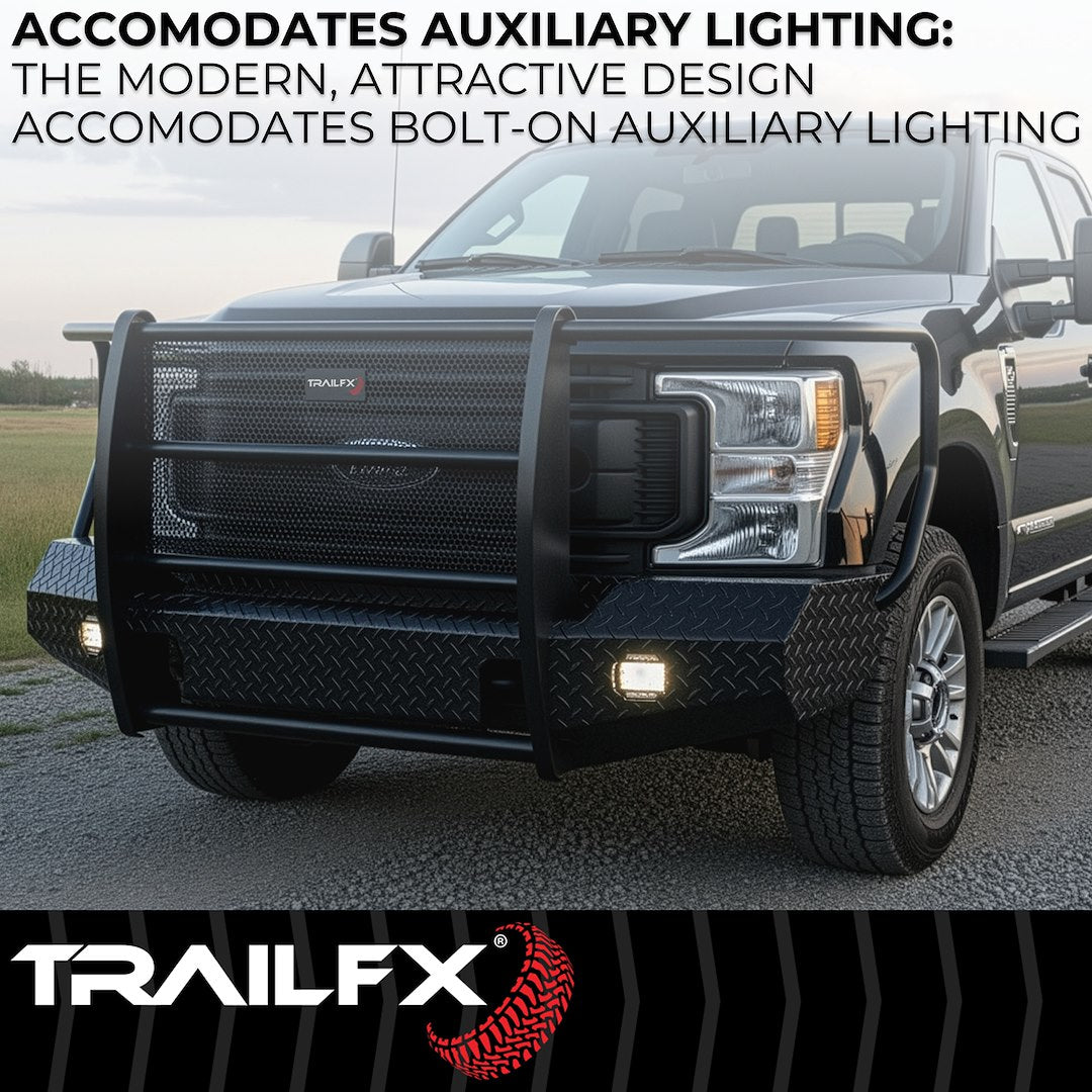TrailFX Front Full Replacement Bumper for Ford F150 (FX3013A)