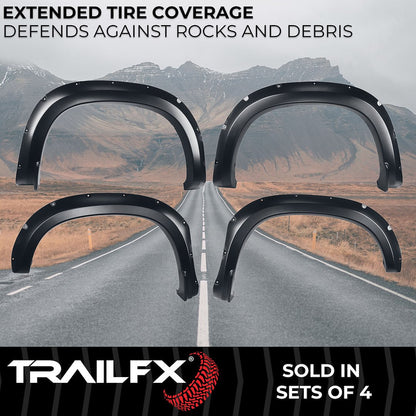 TrailFX Pocket Style Fender Flares For Chevrolet Silverado 1500 (TFC3005S)