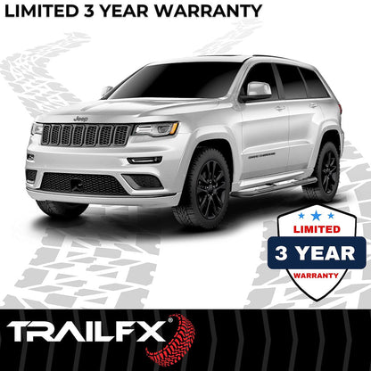 TrailFX 3" Round Step Bar For Jeep Grand Cherokee/WK- Black (A0023B)