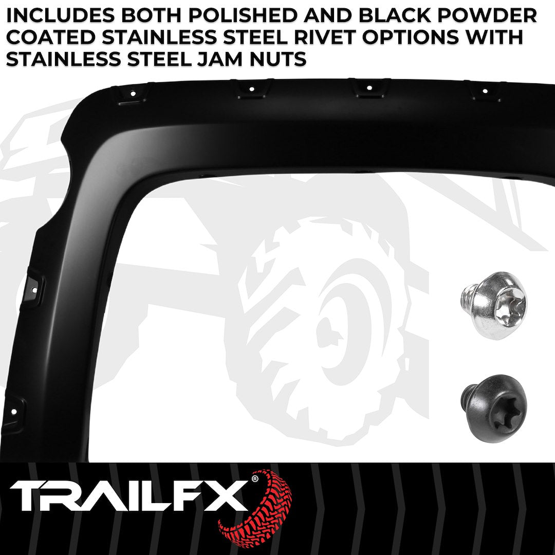 TrailFX Pocket Style Fender Flares For Chevrolet Silverado 1500 (TFC3004S)