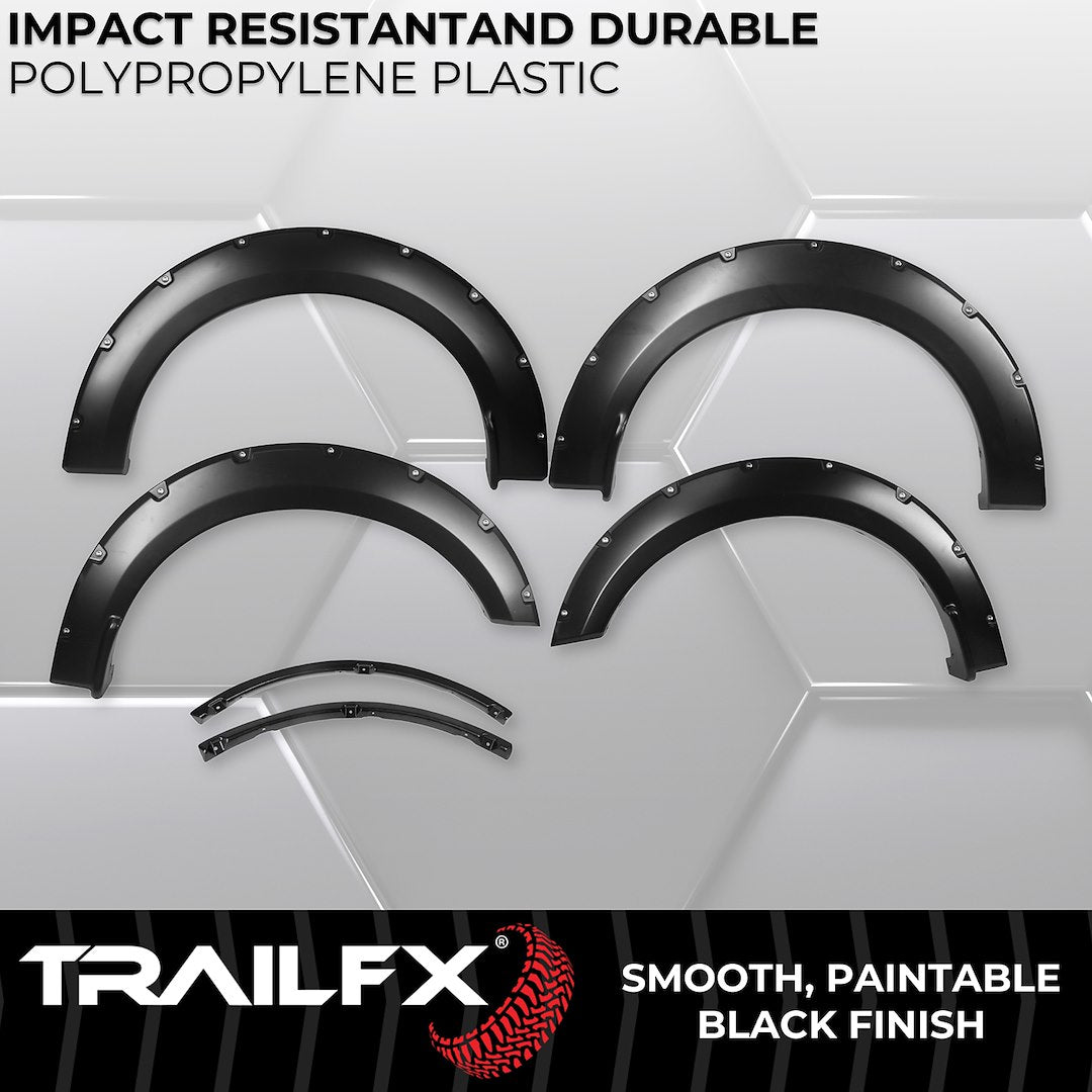 TrailFX Pocket Style Fender Flares for Ford F150 (TFF3006S)