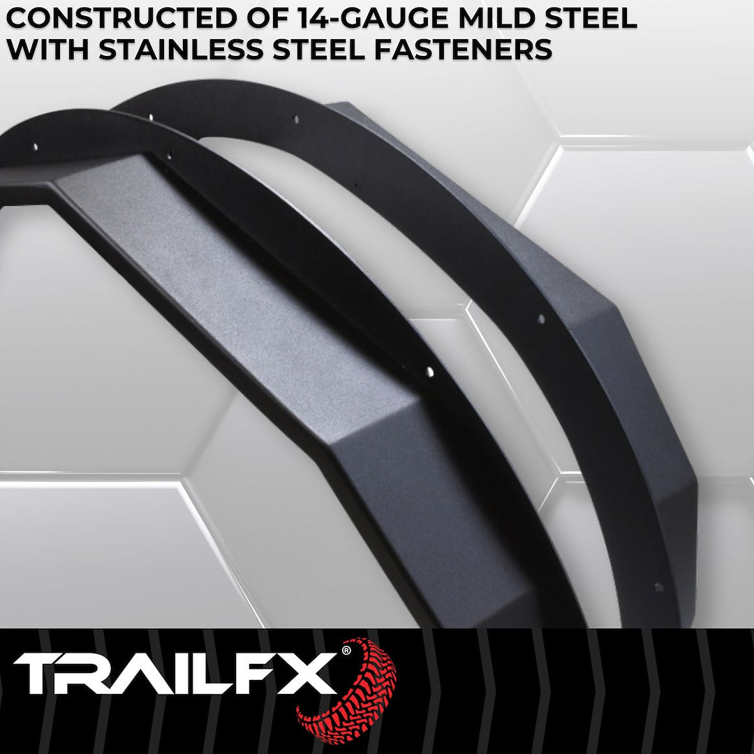 TrailFX Rear Angled Fender Flares For Ford Bronco 4 Door (BR008T)