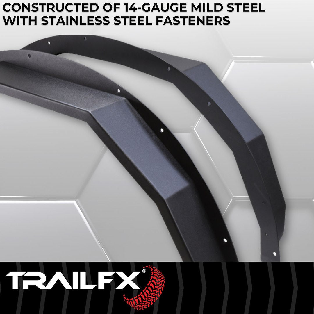 TrailFX Front Angled Fender Flares For Ford Bronco (BR007T)