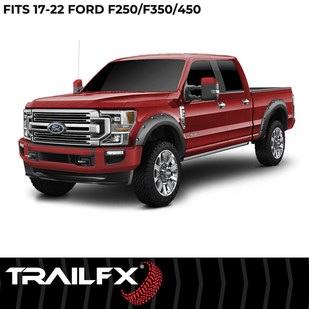 TrailFX Pocket Style Fender Flares for Ford F250/350 (TFF3007S)