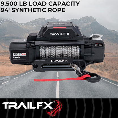 TrailFX Reflex 2.0 Synthetic Rope Winch 9500 Lb (WRS295B)
