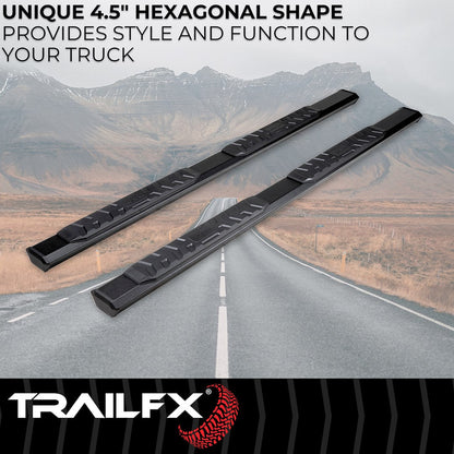 TrailFX A4 Step Bars For Ford F150-F350 Extended Cab (AL4011B)