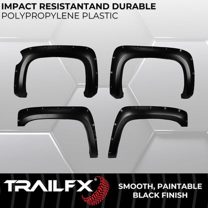 TrailFX Pocket Style Fender Flares For Chevrolet Silverado 1500 (TFC3003S)