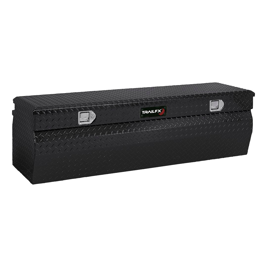 TrailFX 48 Inch Aluminum Wedged Truck Chest- Gloss Black (150482)