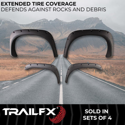 TrailFX Pocket Style Fender Flares For Ram 1500 (TFD3001S)