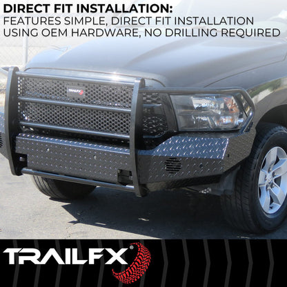 TrailFX Front Full Replacement Bumper for RAM 2500/3500 (FX3008A)