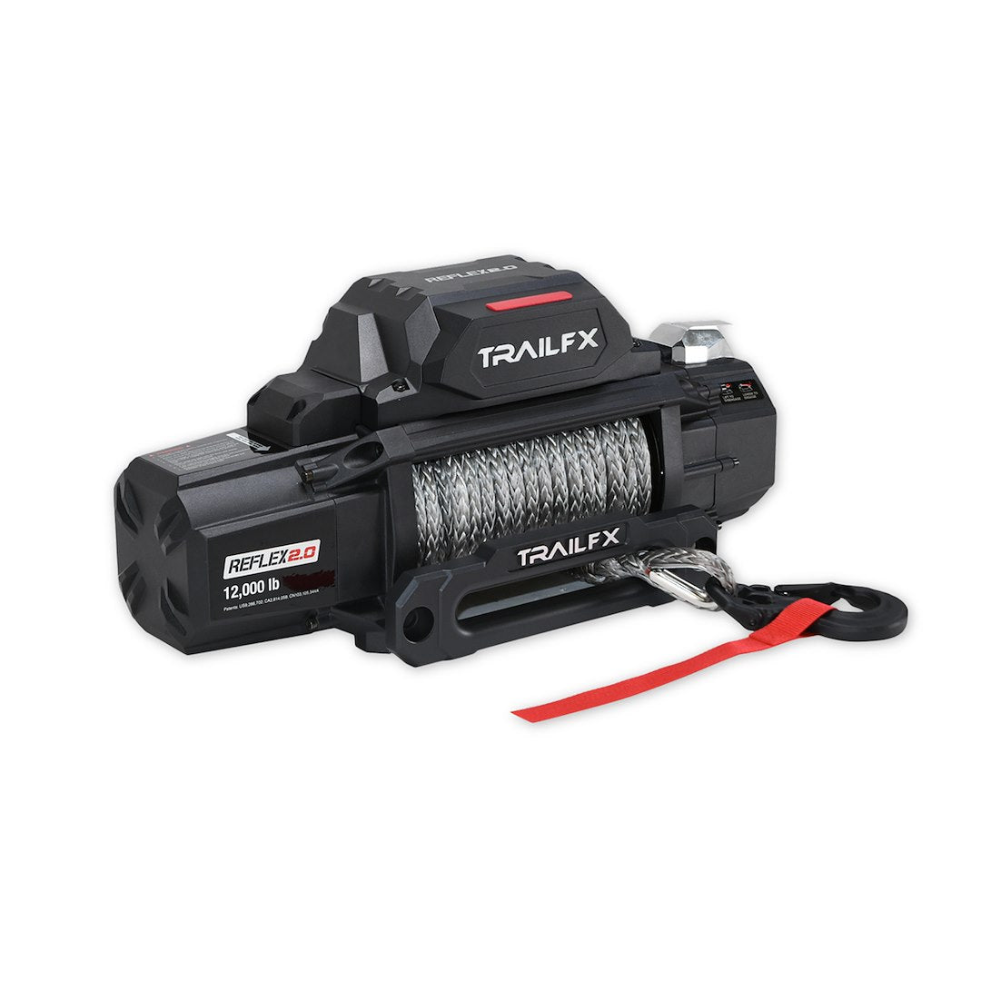 TrailFX Reflex 2.0 Synthetic Rope Winch 12000 Lb (WRS212B)