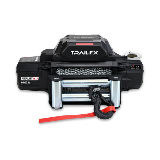 TrailFX Reflex 2.0 Steel Cable Winch 9500 Lb (WR295B)