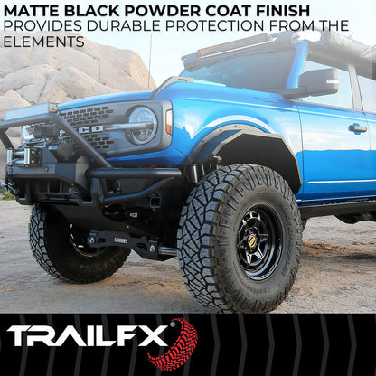 TrailFX Front Angled Fender Flares For Ford Bronco (BR007T)
