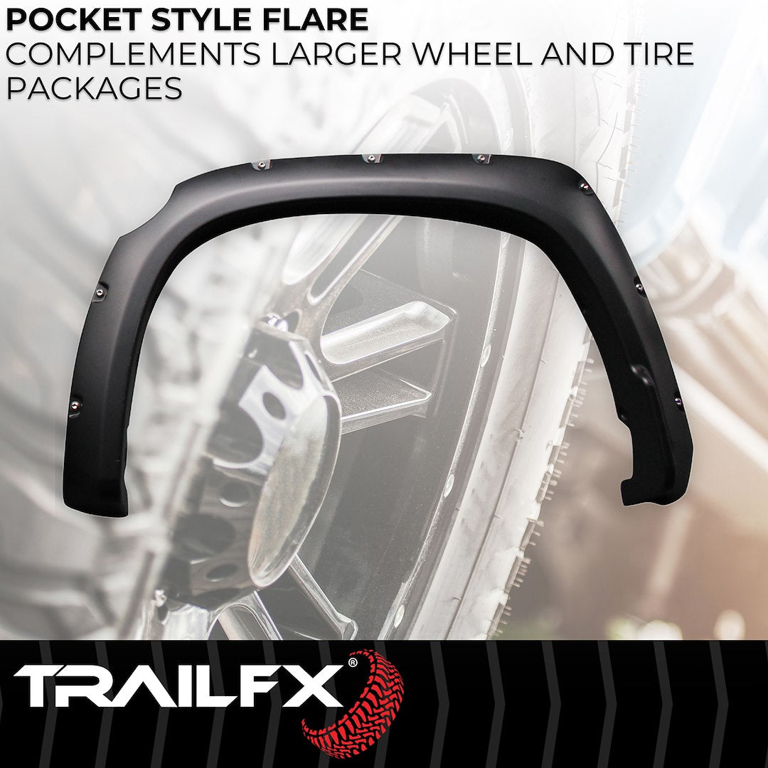 TrailFX Pocket Style Fender Flares For Toyota Tundra (TFT3002S)