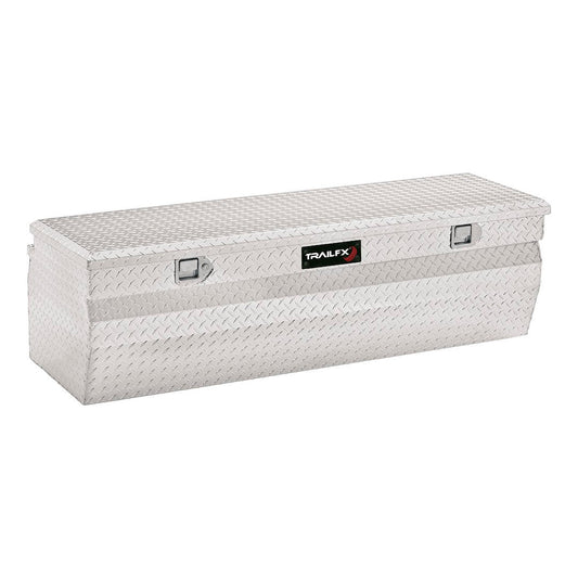 TrailFX 56 Inch Aluminum Wedged Truck Chest- Brite (150581)