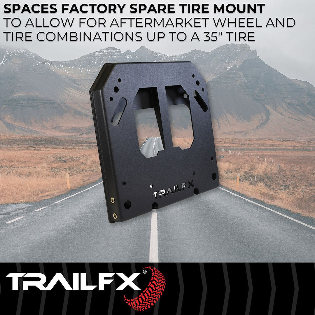 TrailFX Spare Tire Carrier Direct Mount For Ford Bronco (BR009T)
