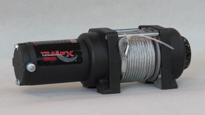 TrailFX ATV/UTV Steel Cable Winch 3500 Lb (W35B)
