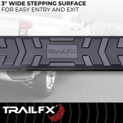 TrailFX A4 Step Bars For Toyota Tacoma Access Cab (AL4016B)