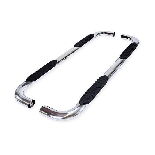 TrailFX 4" Oval Bent Step Bar For Ram 1500 Extended- Stainless (A1013S)