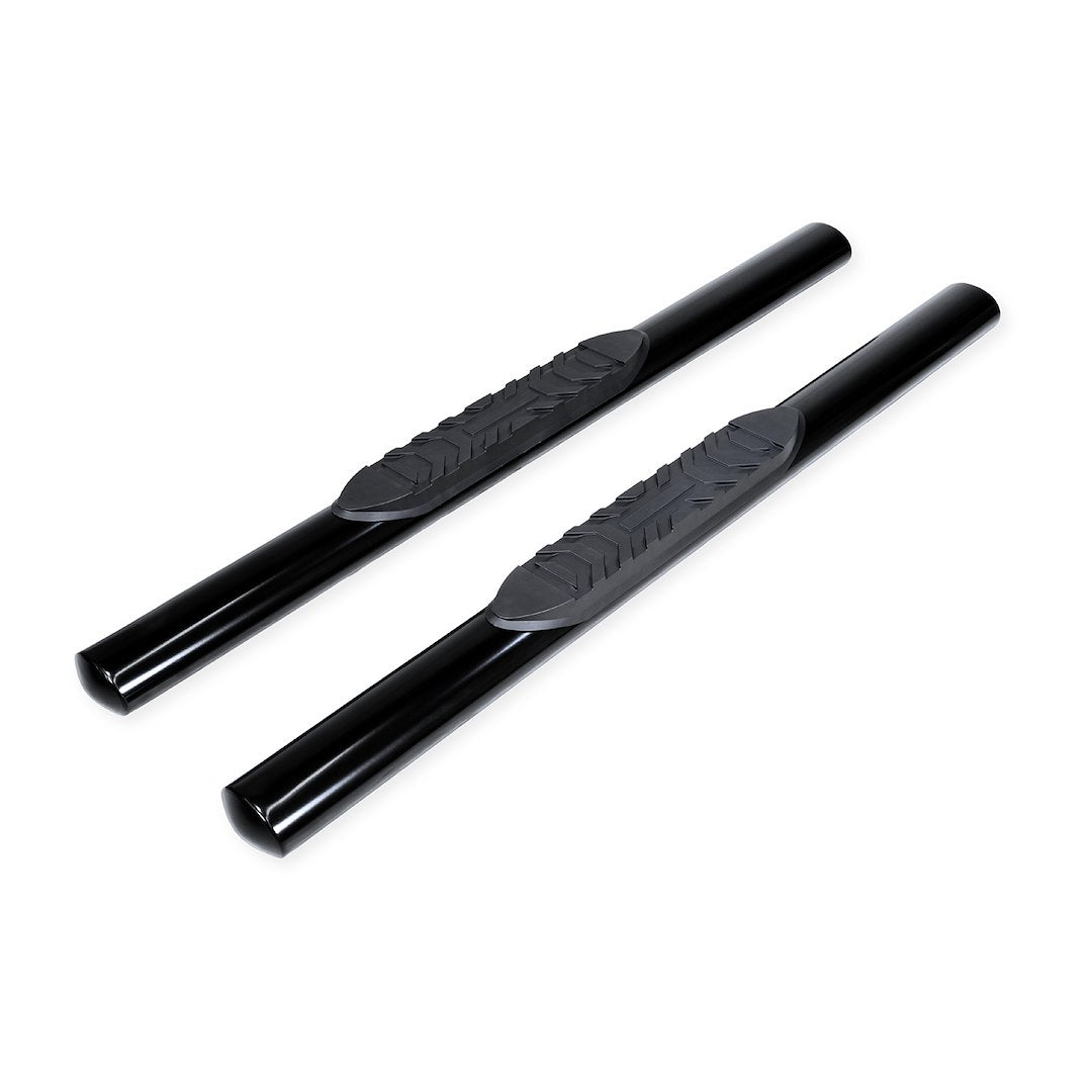 TrailFX 4" Oval Straight Step Bar For Ram 1500 Extended- Black (A1543B)