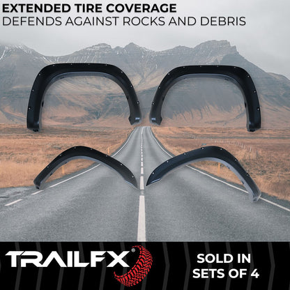 TrailFX Pocket Style Fender Flares For Toyota Tundra (TFT3001S)
