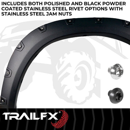 TrailFX Pocket Style Fender Flares For Ram 1500, Textured (TFD3002T)