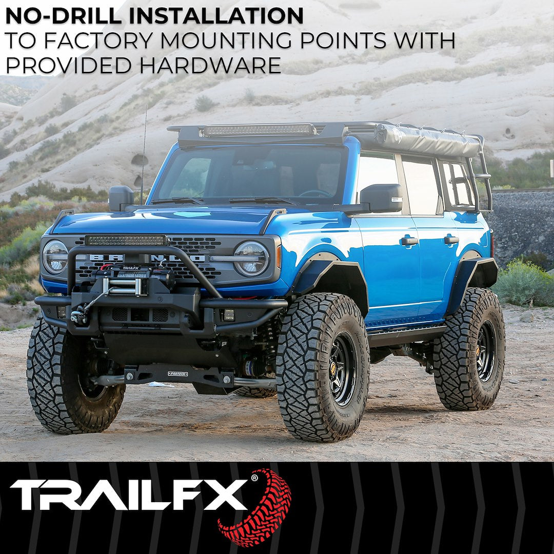 TrailFX Front Angled Fender Flares For Ford Bronco (BR007T)