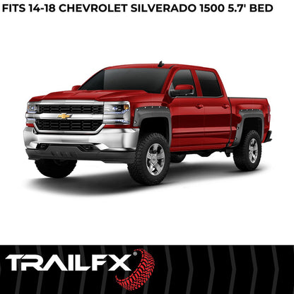 TrailFX Pocket Style Fender Flares For Chevrolet Silverado 1500 (TFC3004S)