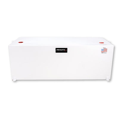 TrailFX 98 Gallon Steel Liquid Transfer Rectangle Tank-White (21098SW)